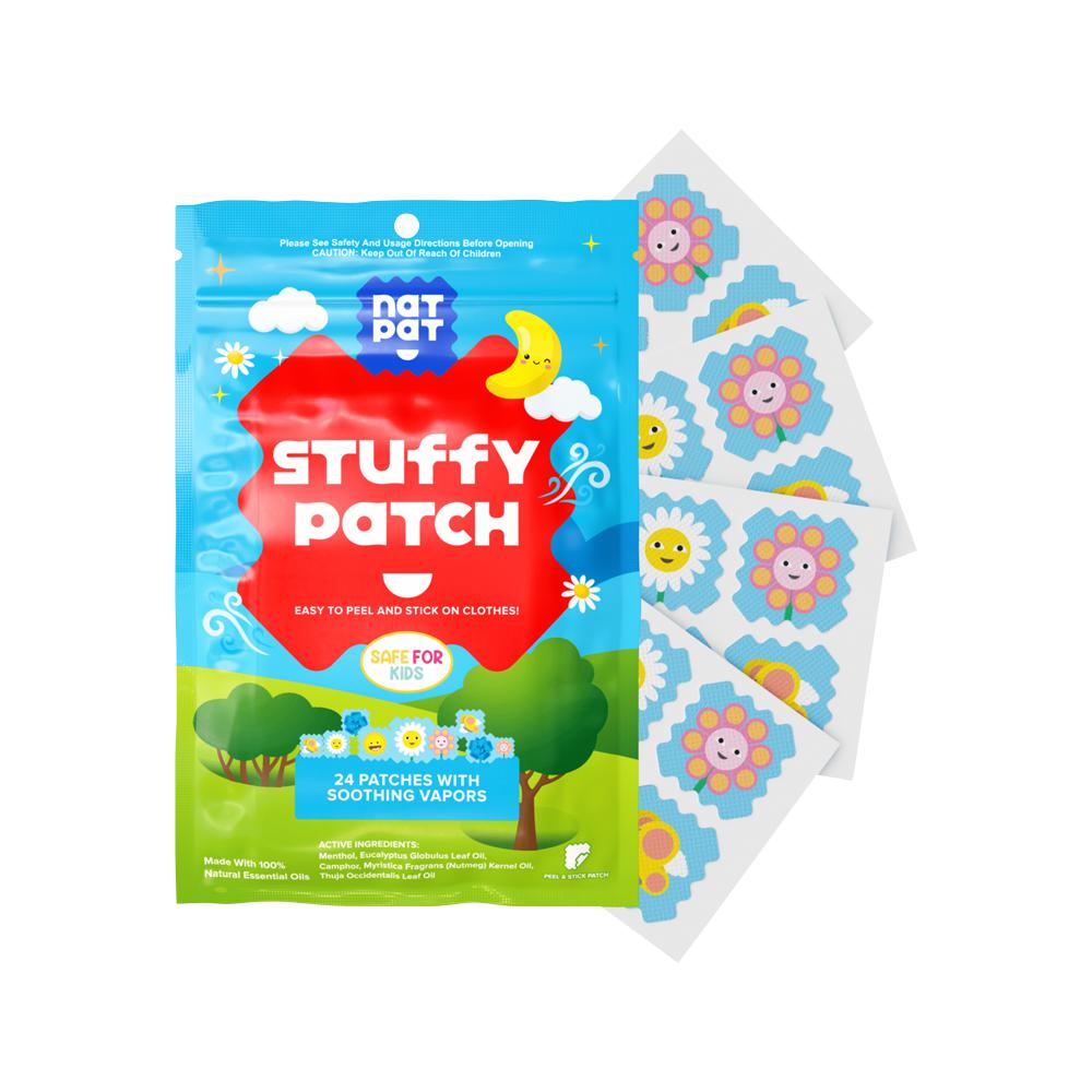 Natpat - Stuffy Patch Stickers 24pk