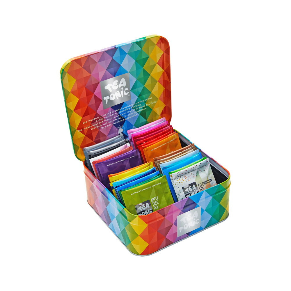 Tea Tonic - Gourmet Tin Tea Chest Mini 33 bags