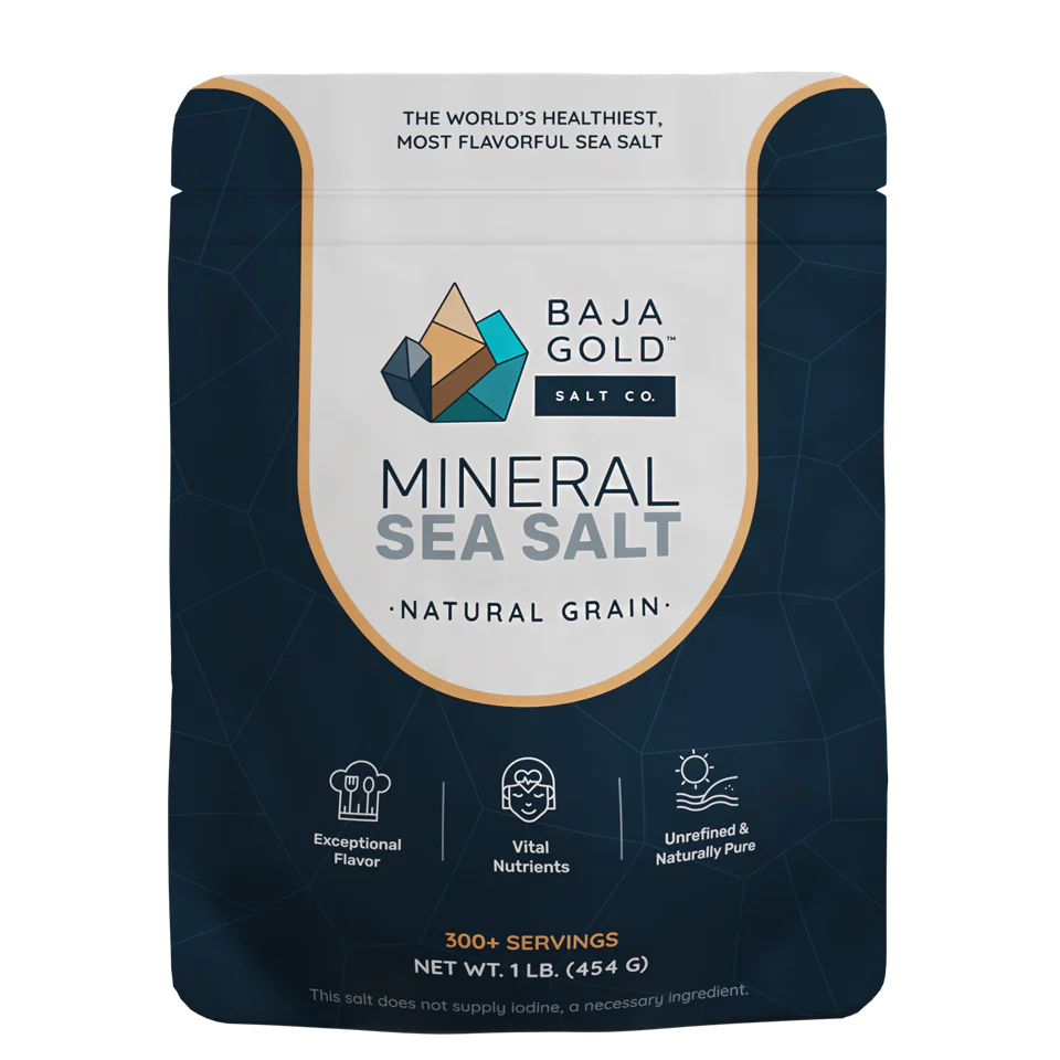 Baja Gold - Mineral Sea Salt Coarse Natural Grain 450g 450g