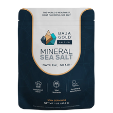 Baja Gold - Signature Mineral Sea Salt - Coarse Natural Grain 454g