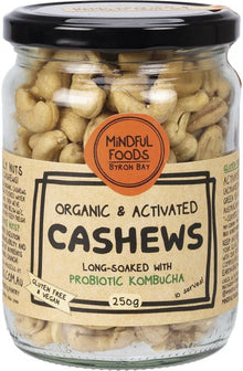 Mindful Foods - Cashews - Organic & Activated 260g