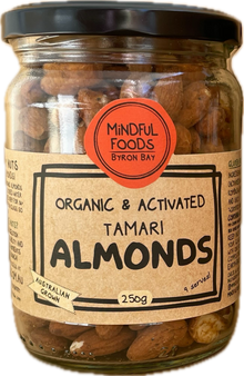 Mindful Foods - Tamari Almonds - Organic & Activated 250g