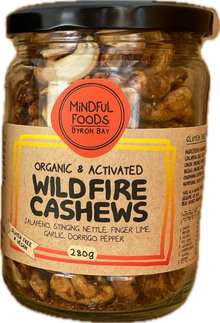 Mindful Foods - Wildfire Cashews - Organic & Activated 280g