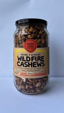 Mindful Foods - Wildfire Cashews - Organic & Activated 550g