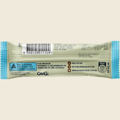 Blue Dinosaur - Protein + Fibre Bar Choc Pistachio 50g