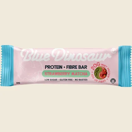 Blue Dinosaur - Protein + Fibre Bar Strawberry Matcha 50g