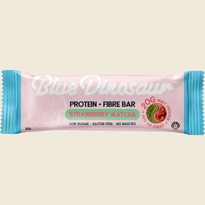 Blue Dinosaur - Protein + Fibre Bar Strawberry Matcha 50g
