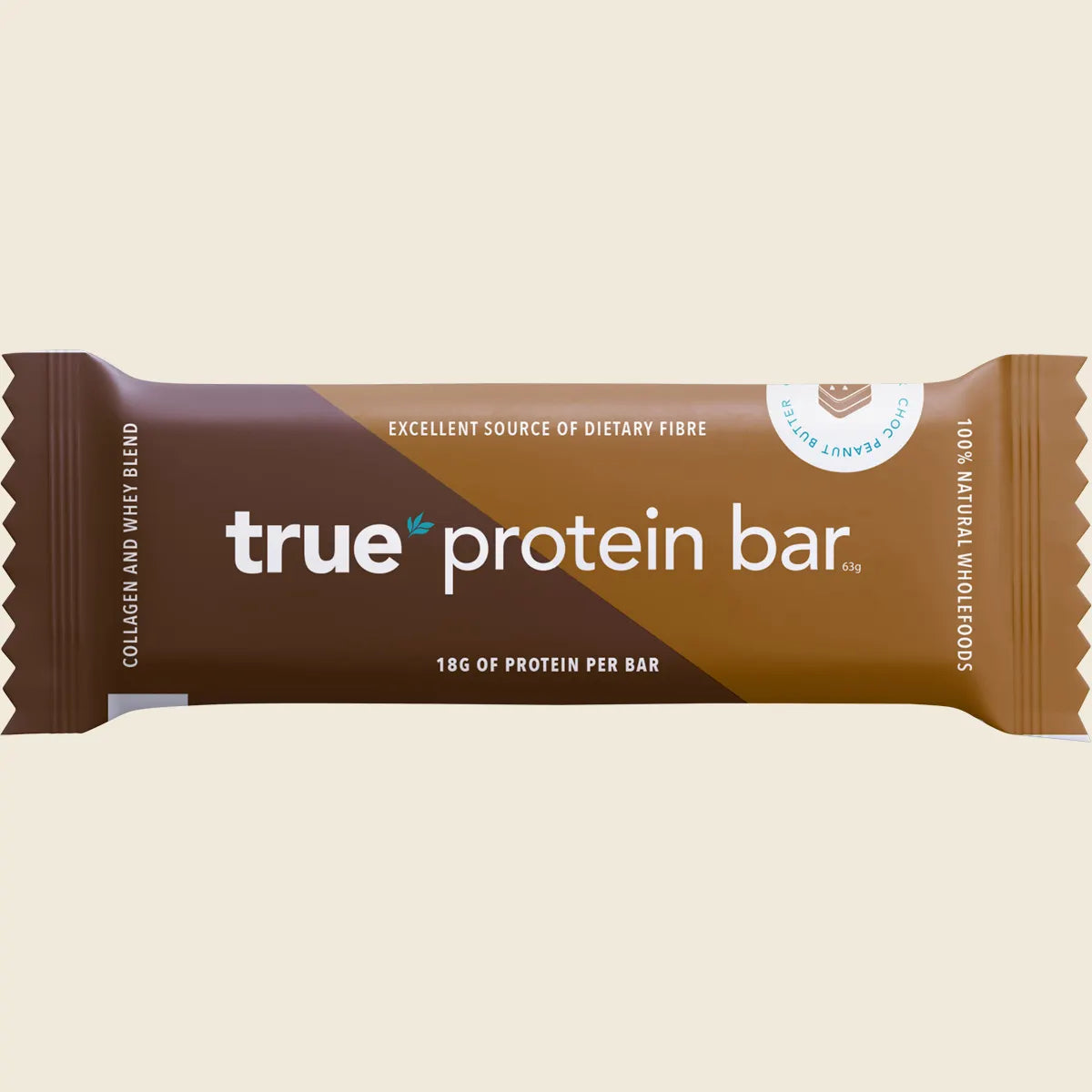 True Protein - Protein Bar Choc Peanut Butter 63g