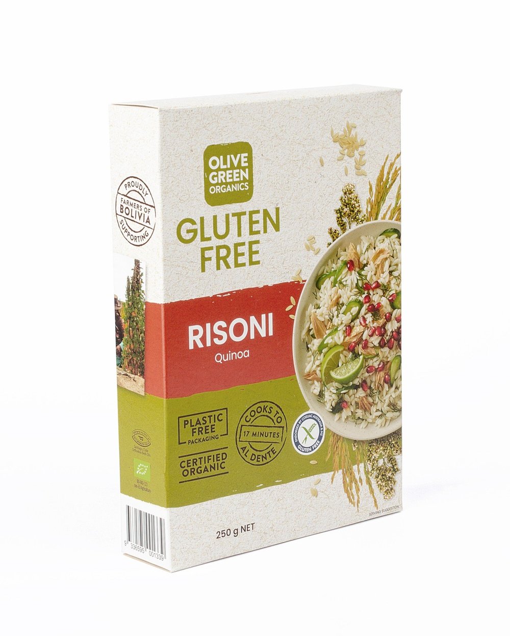 Olive Green Organics - Quinoa & rice - Risoni 250g
