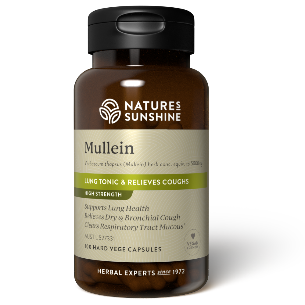 Nature's Sunshine - Mullein 100 Capsules UPDATE BARCODE