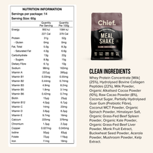 Chief Nutrition - Dark Chocolate Meal Shake 840g