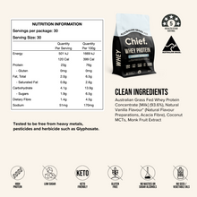 Chief Nutrition - Creamy Vanilla Whey Protein 900g