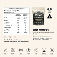 Chief Nutrition - Collagen Protein Unflavoured 450g