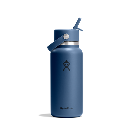 Hydro Flask - Wide Mouth Flex Straw Cap Harbor Blue 946ml