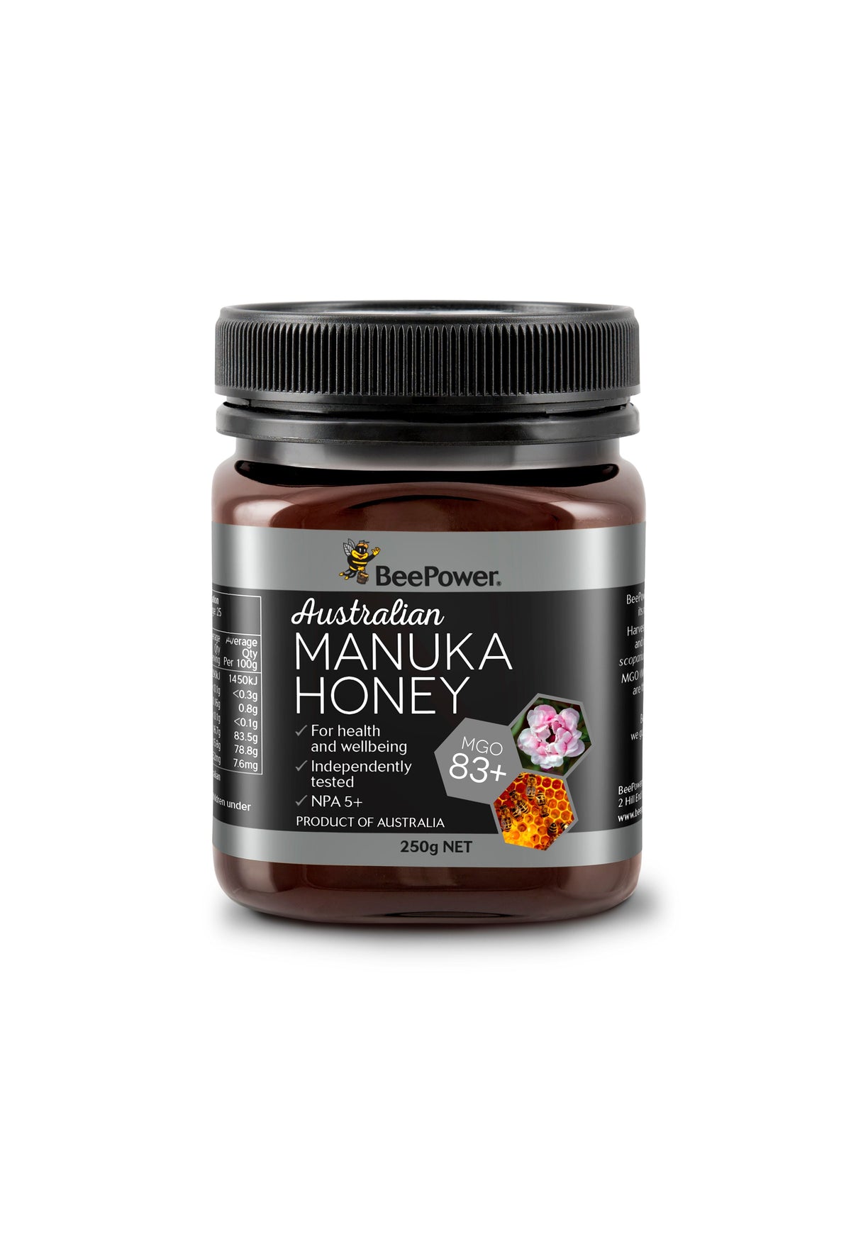 Bee Power - Australian Manuka MGO 83+ (5+) 250g