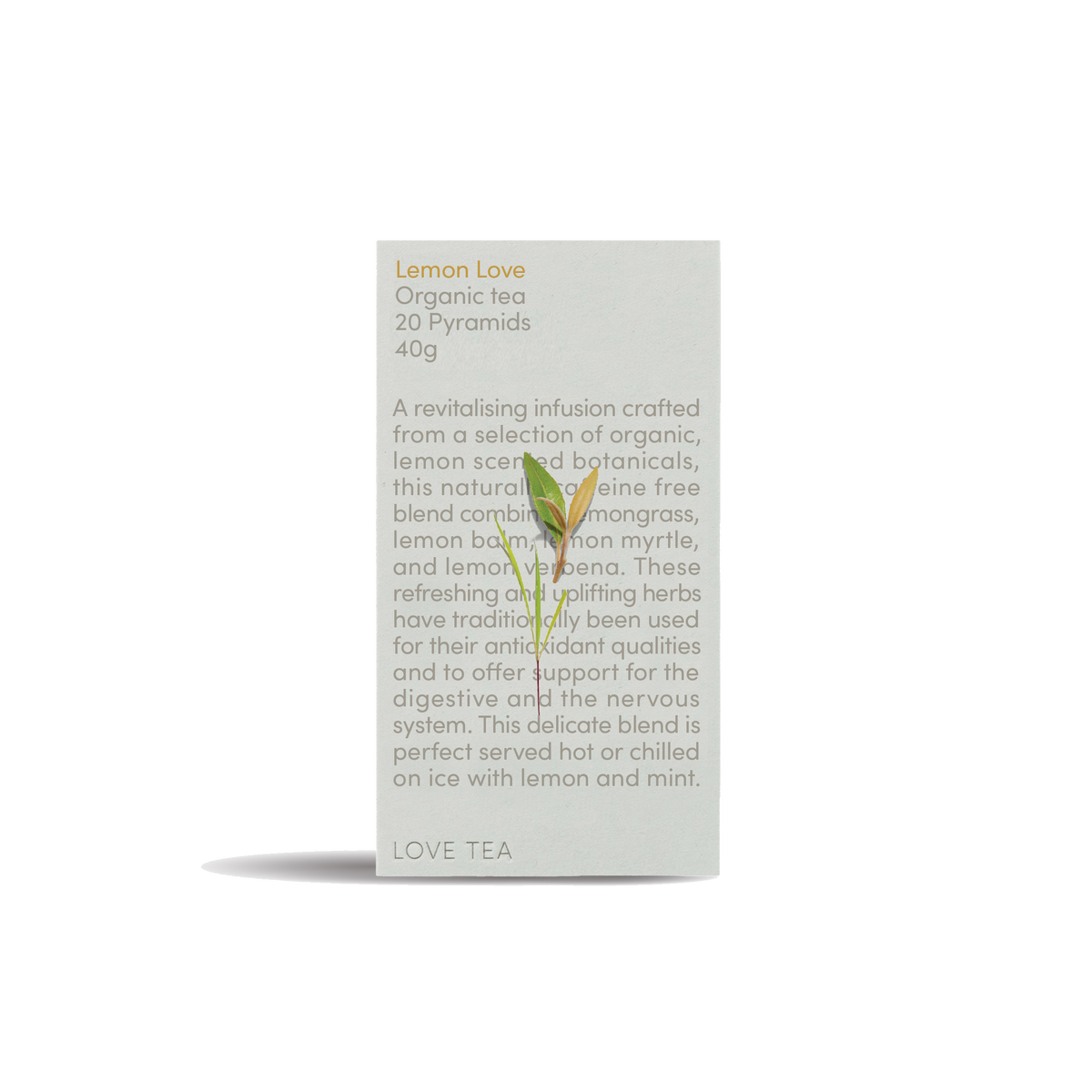 Love Tea - Lemon Love 20 Pyramids 40g