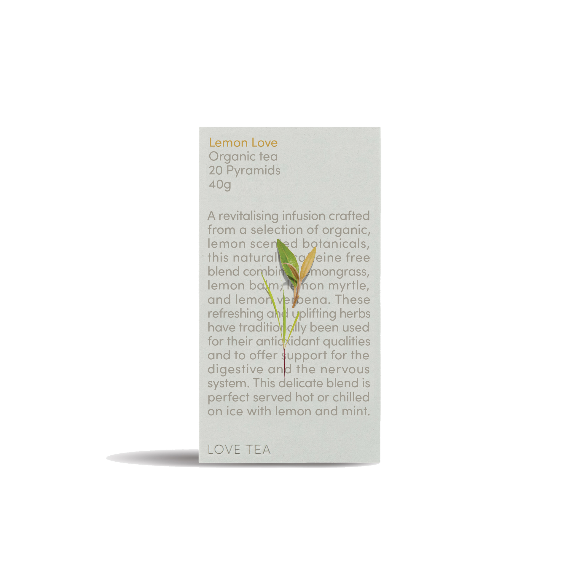 Love Tea - Lemon Love 20 Pyramids 40g