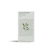 Love Tea - Olive Leaf and Mint 20 Pyramids 50g