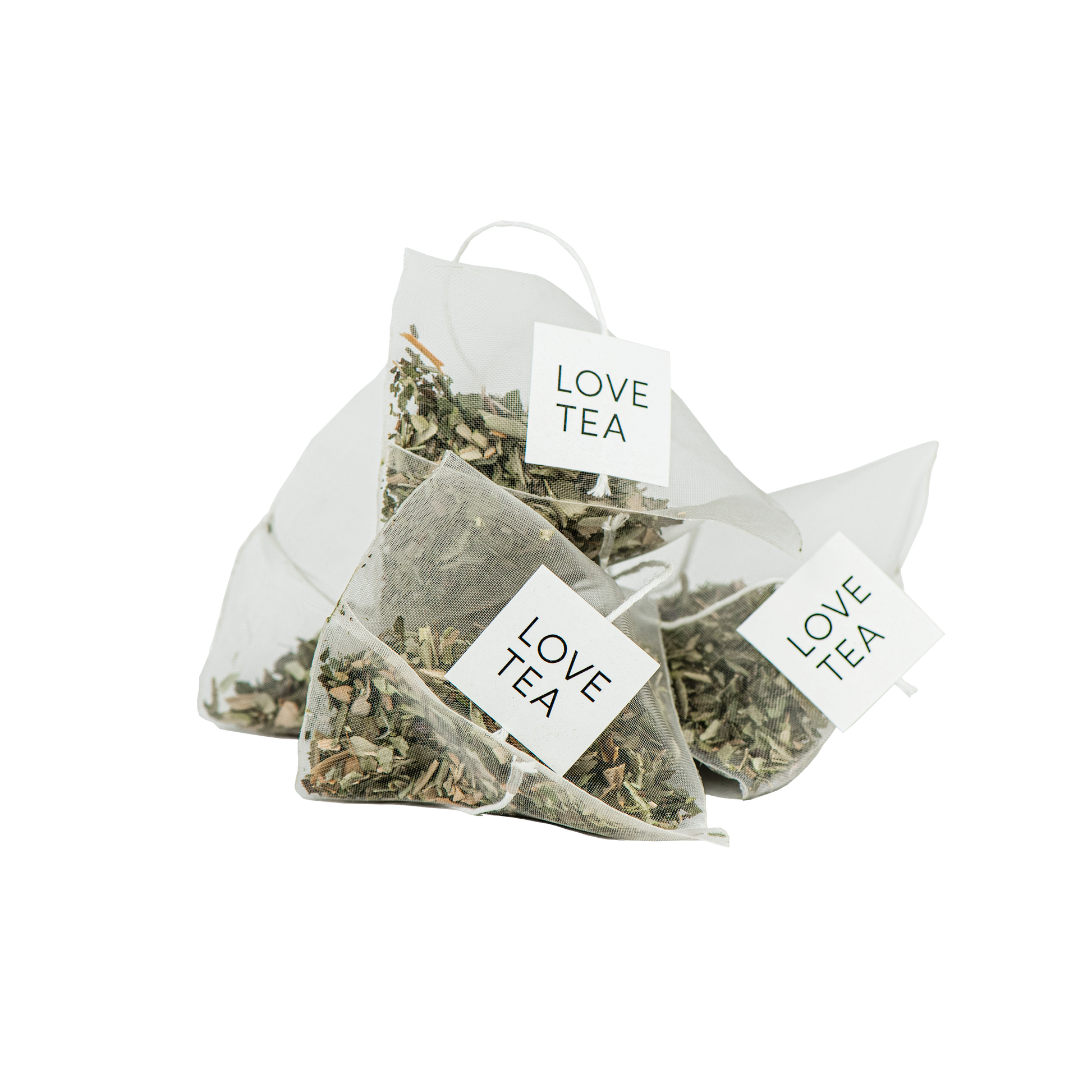 Love Tea - Olive Leaf and Mint 20 Pyramids 50g