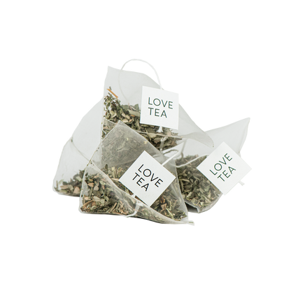 Love Tea - Olive Leaf and Mint 20 Pyramids 50g