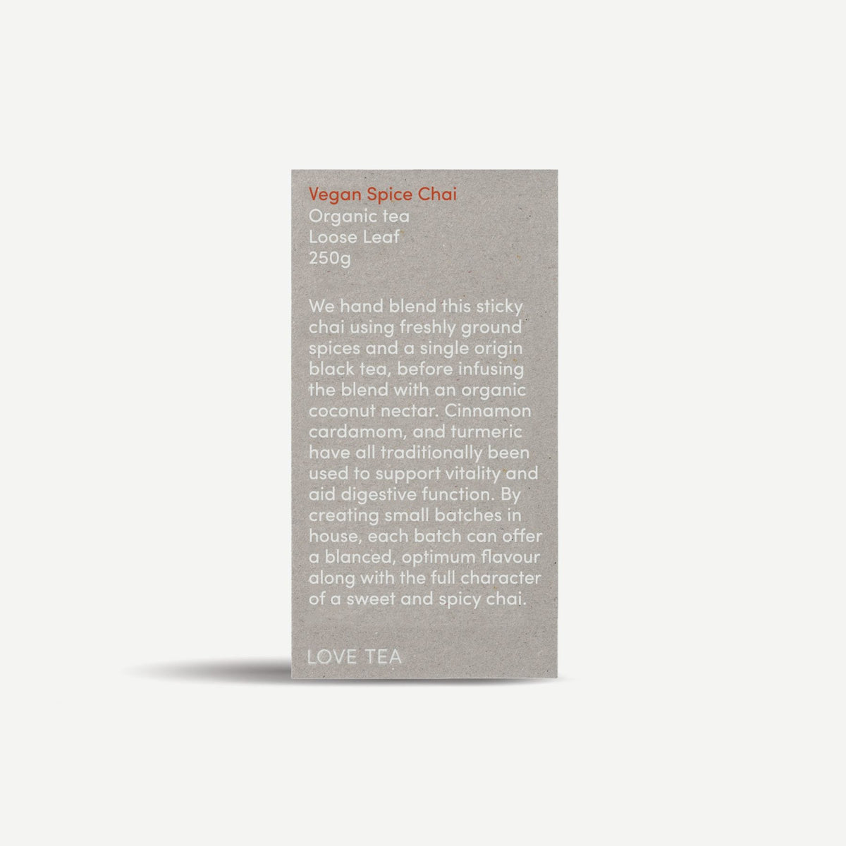 Love Tea - Vegan Spice Chai 250g