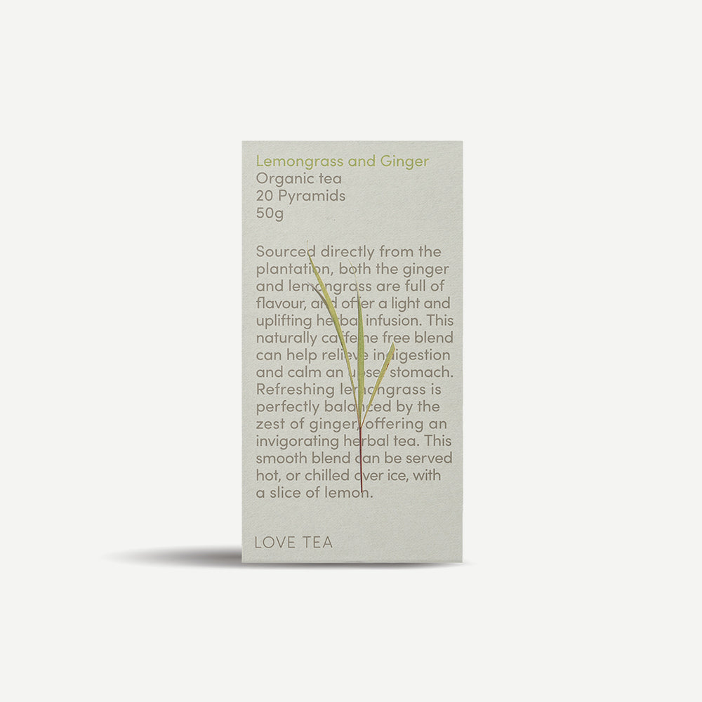 Love Tea - Lemongrass & Ginger Pyramids