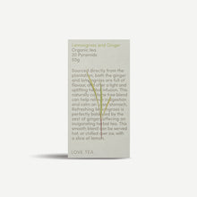 Love Tea - Lemongrass & Ginger Pyramids