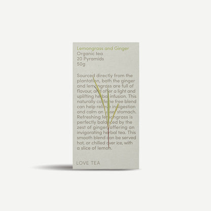 Love Tea - Lemongrass & Ginger Pyramids