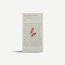 Love Tea - White Rose & Goji Pyramids