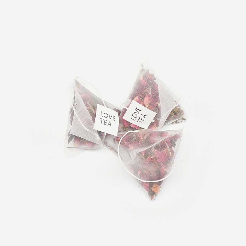 Love Tea - White Rose & Goji Pyramids