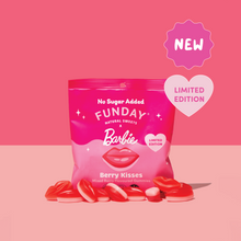 Funday Natural Sweets - Barbie Mixed Berry Kisses 50g