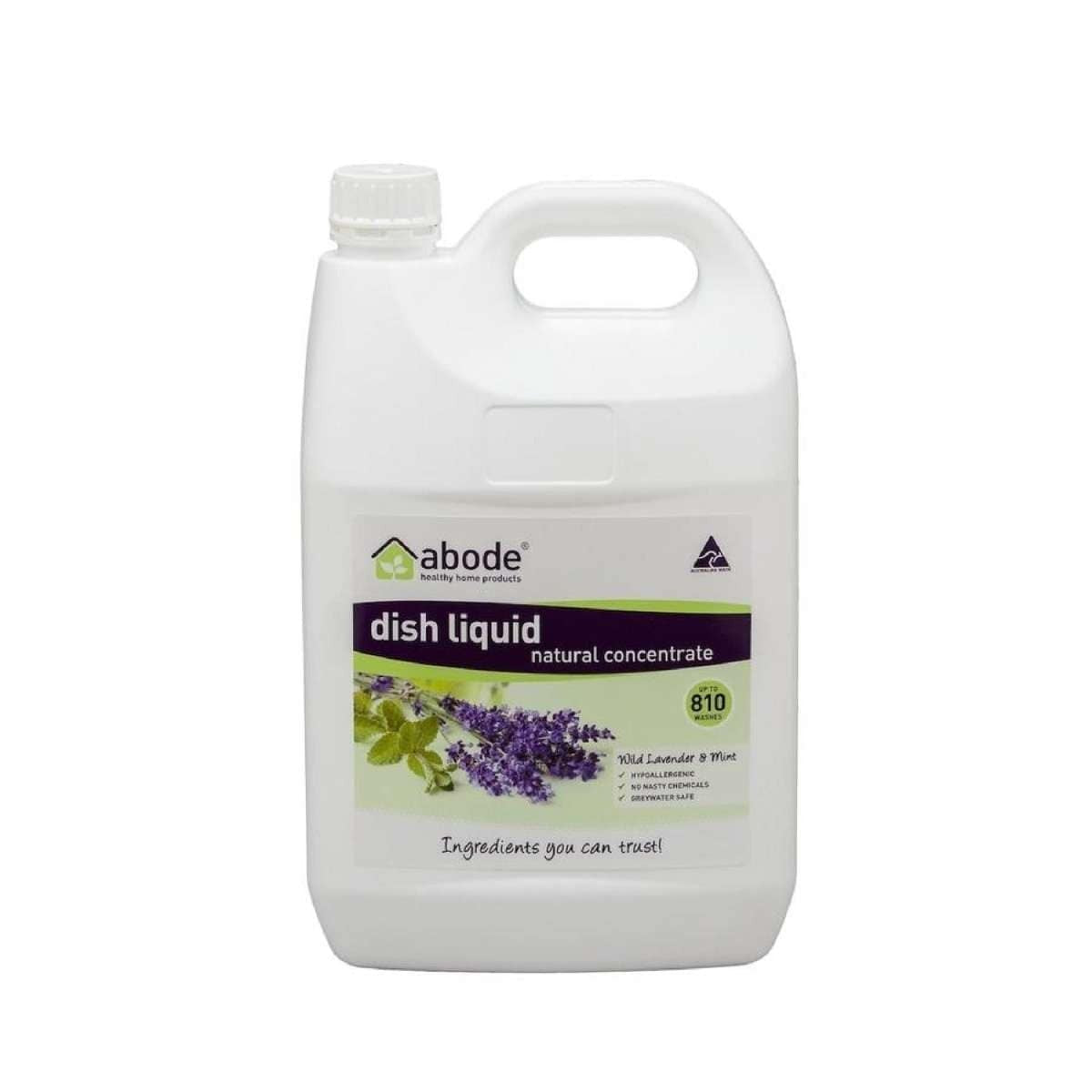 Abode - Dish Liquid Wild Lavender & Mint 4lt