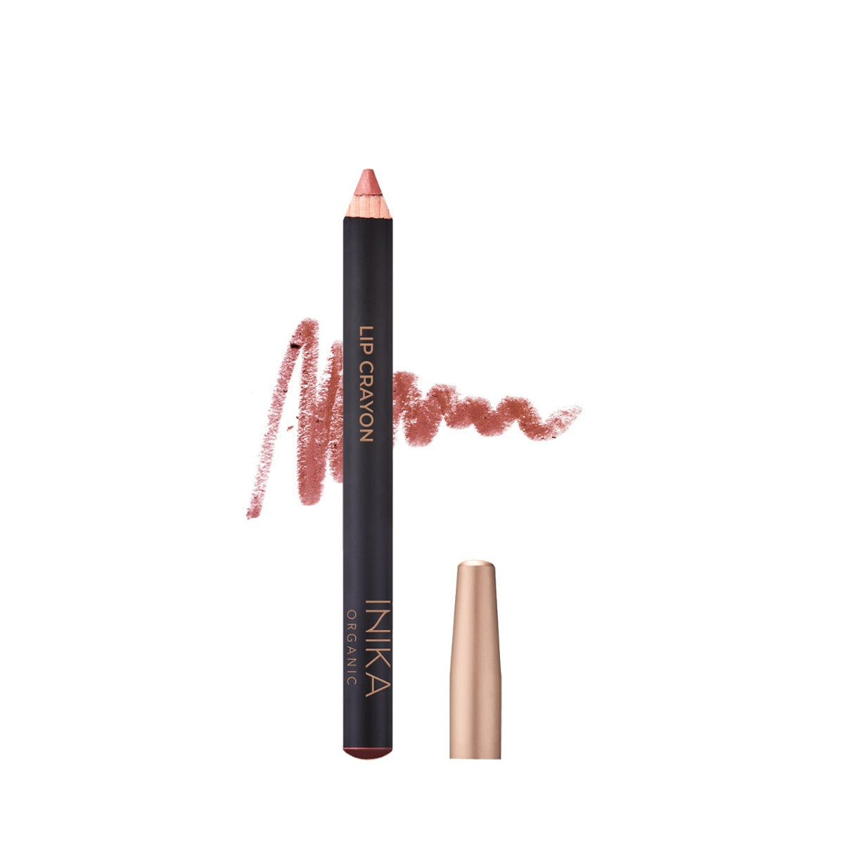 Inika - Organic Lip Crayon Rose Nude 3g