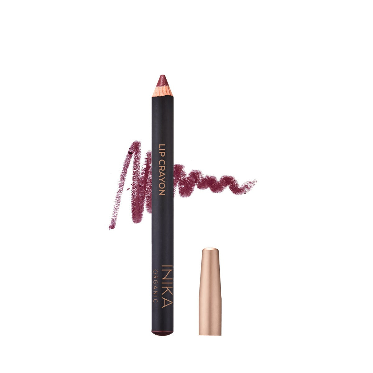 Inika - Organic Lip Crayon Deep Plum 3g