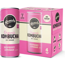 Remedy - Kombucha Raspberry Lemonade 4 x 250ml