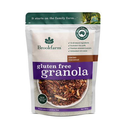 Brookfarm - Gluten Free Granola Cacao Coconut 350g