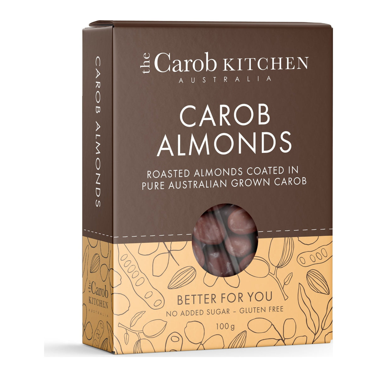 Carob Kitchen - Carob Coated Almonds 100g