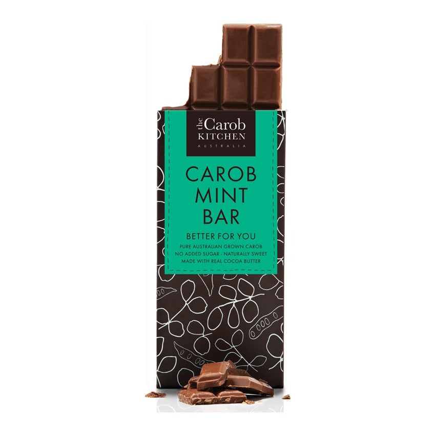 The Carob Kitchen - Carob Mint Bar 80g