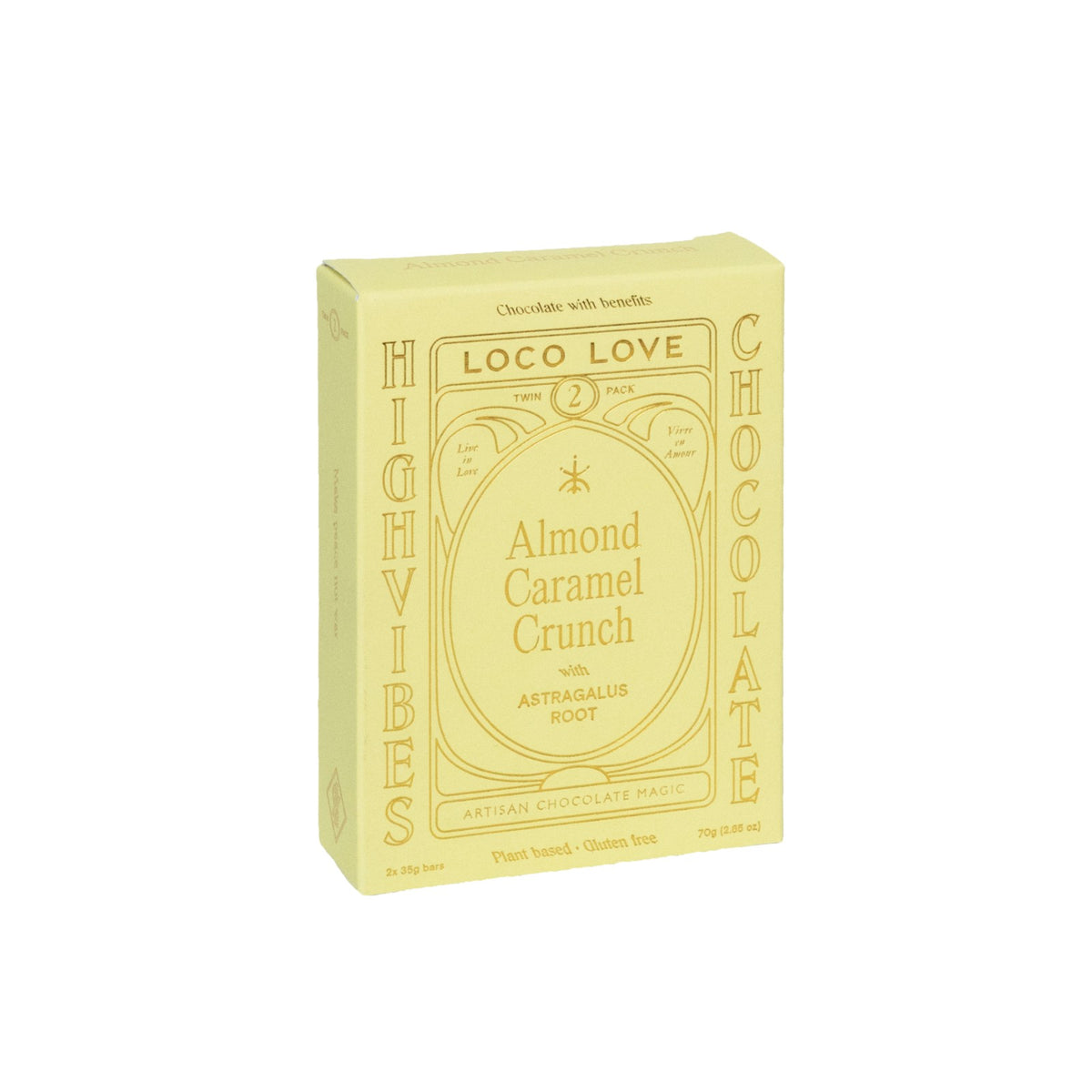 Loco Love - Almond Caramel Crunch Twin Pack 70g