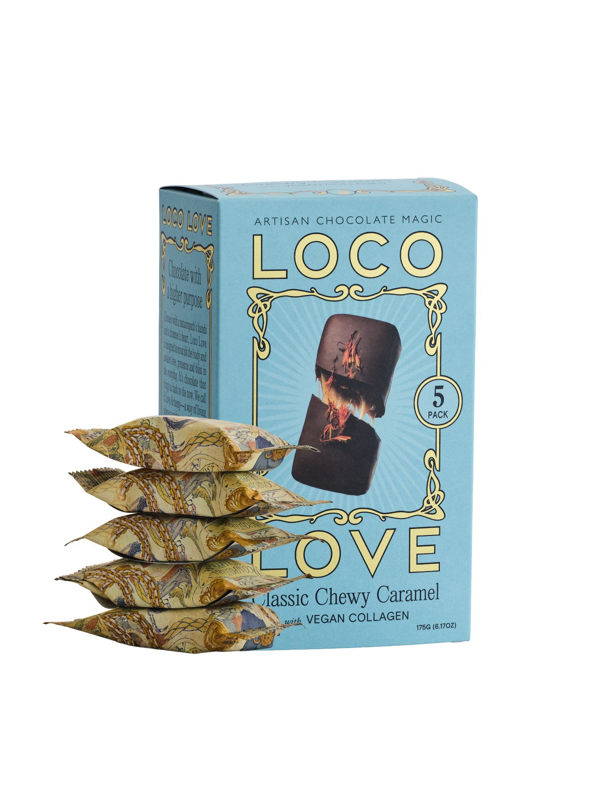 Loco Love - Classic Chewy Caramel 5 Pack 175g