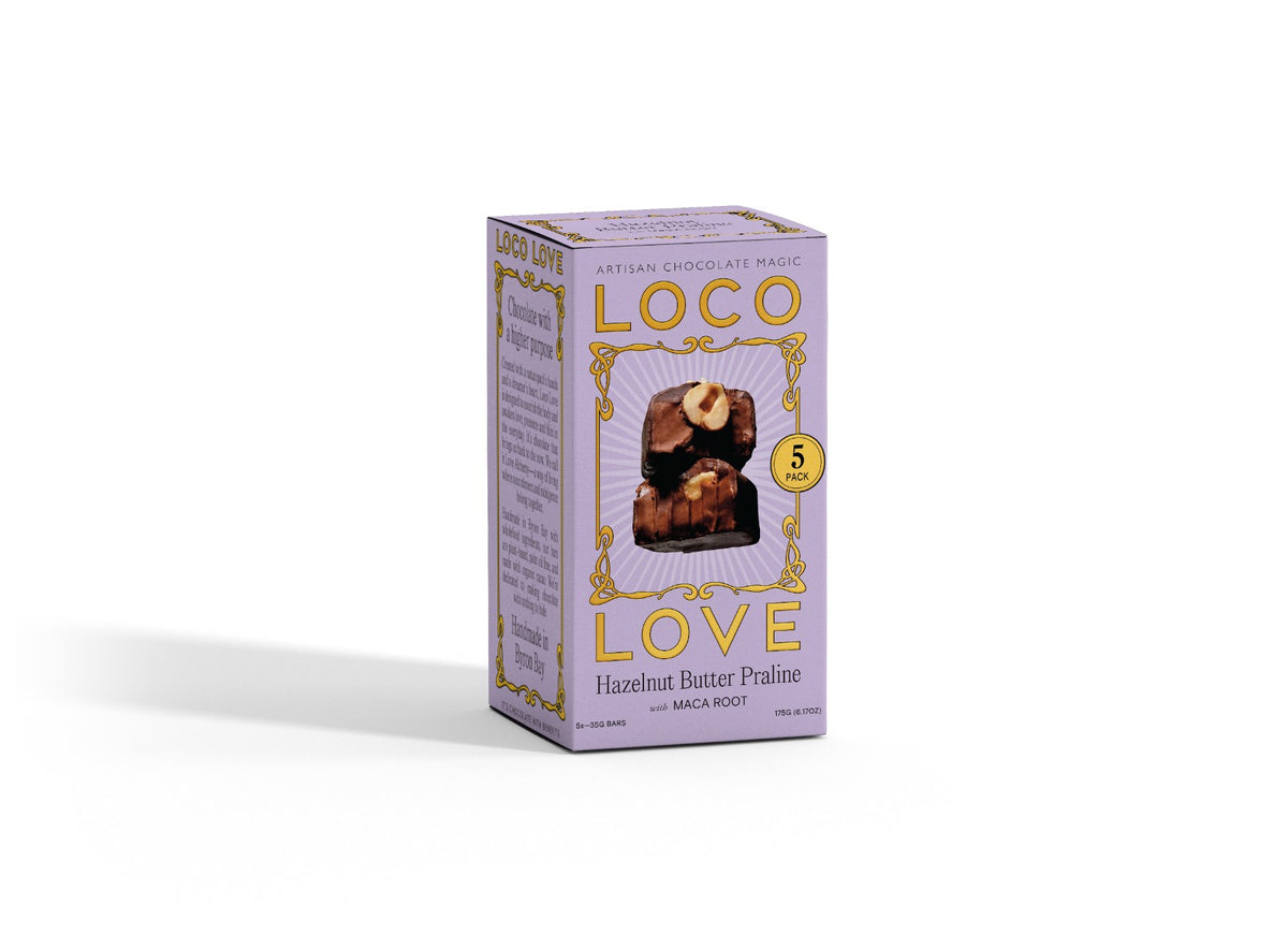 Loco Love - Hazelnut Butter Praline 5 Pack 175g