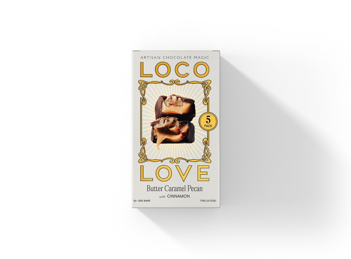 Loco Love - Butter Caramel Pecan 5 Pack 175g