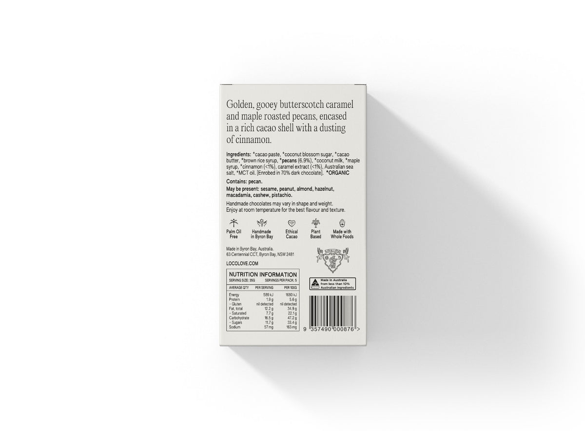 Loco Love - Butter Caramel Pecan 5 Pack 175g