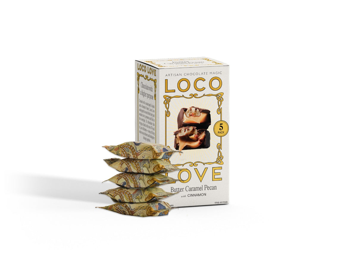 Loco Love - Butter Caramel Pecan 5 Pack 175g
