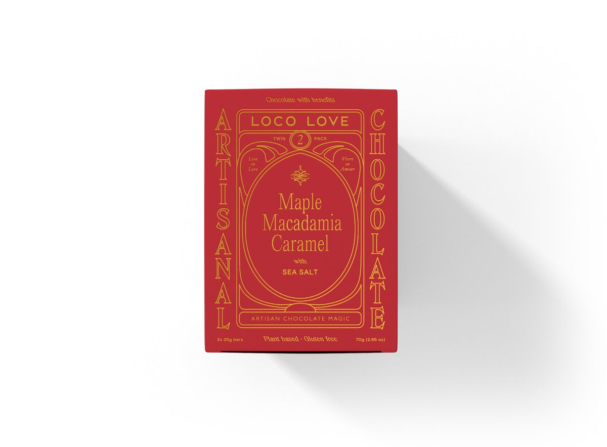 Loco Love - Maple Macadamia Caramel Twin Pack 70g