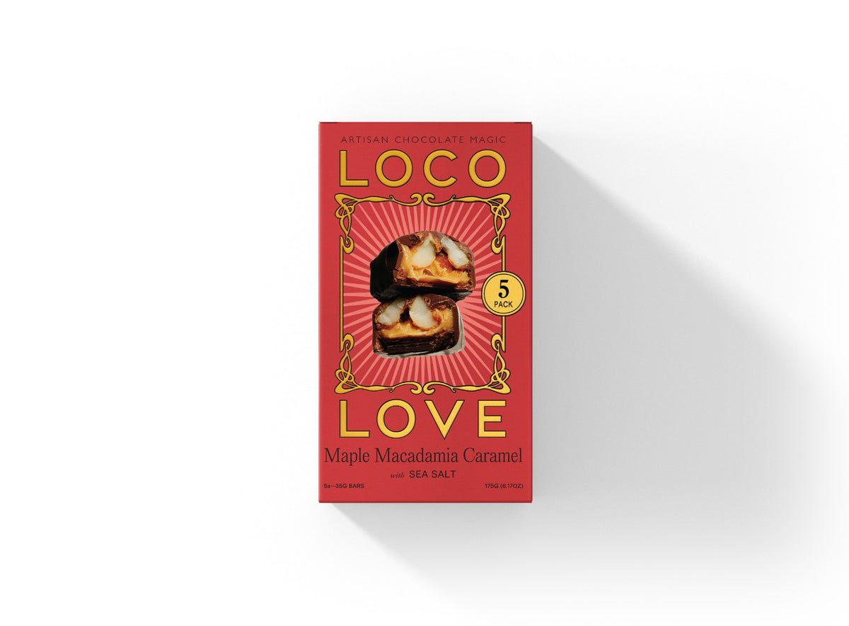 Loco Love - Maple Macadamia Caramel 5 Pack 175g