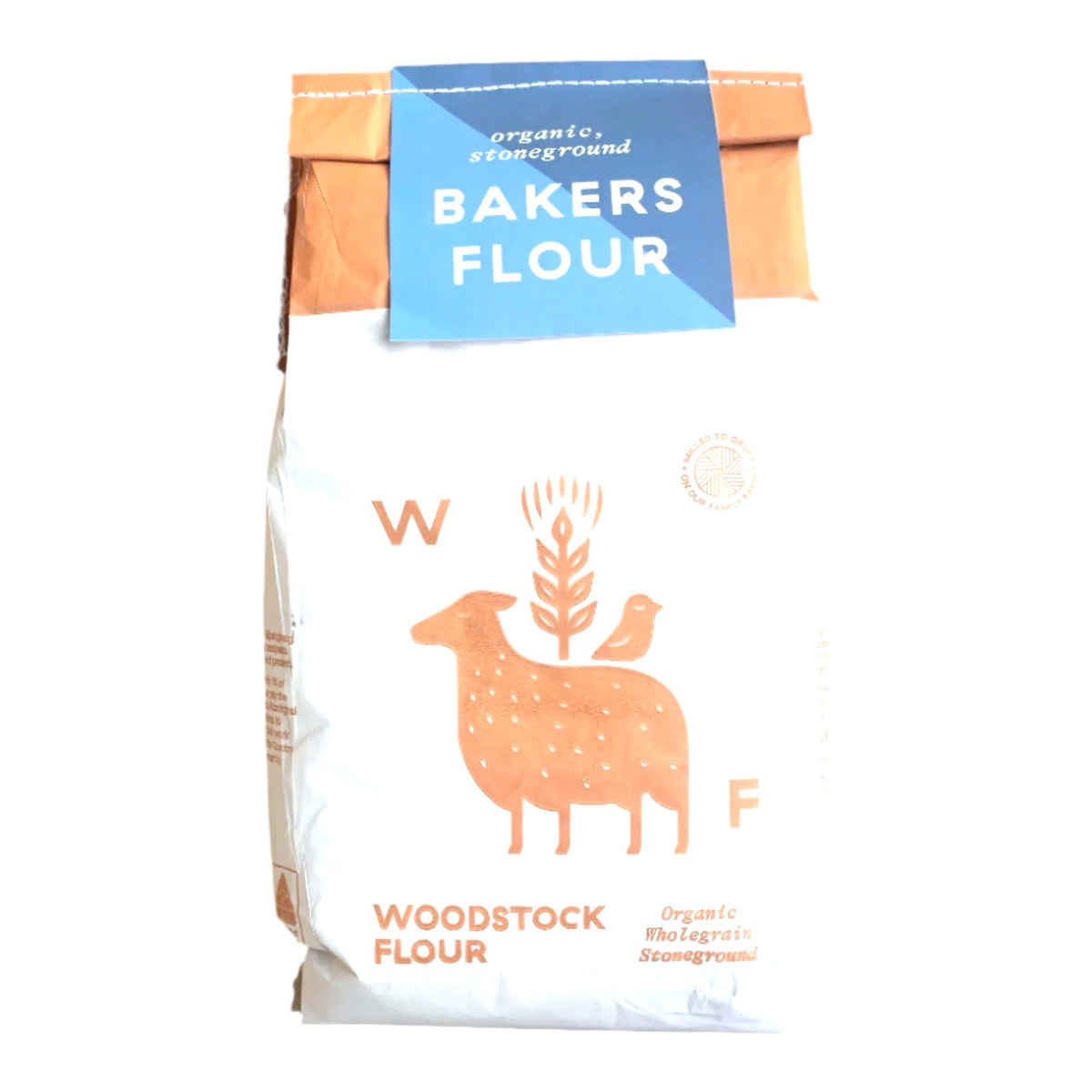 Woodstock Flour - Organic Stoneground Bakers Flour 5kg