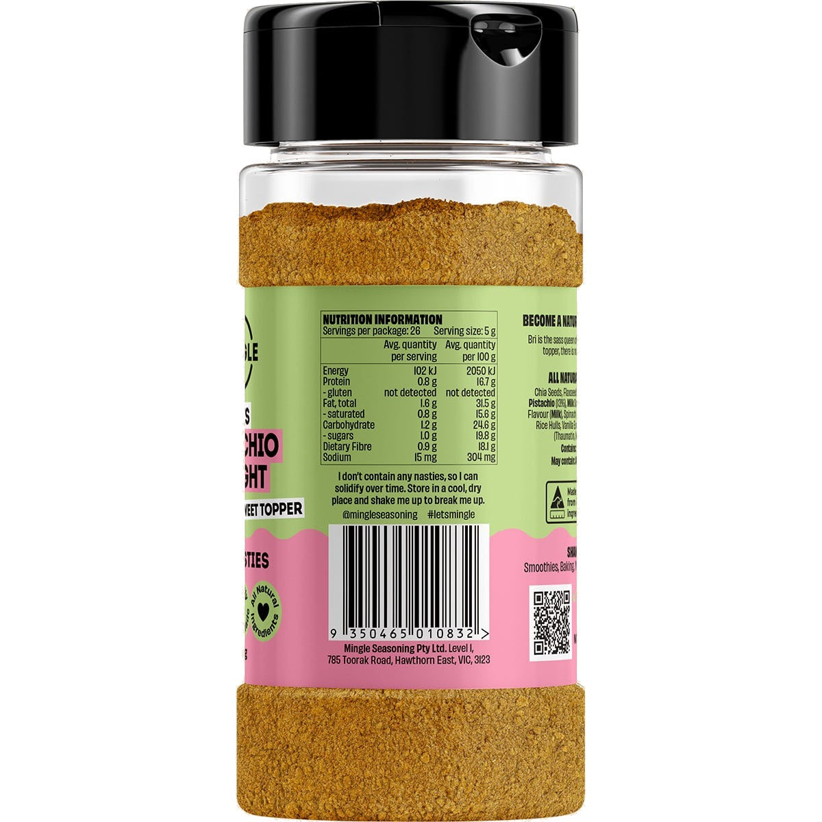 Mingle - Pistachio Delight Sweet Topper 130g