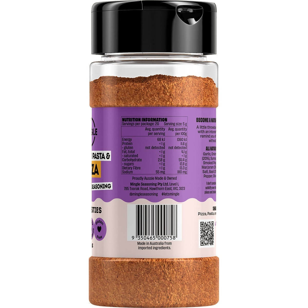 Mingle - Pizza Seasoning 100g