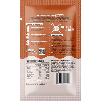 Mingle - Moroccan BBQ Roast or Rub Seasoning 25g